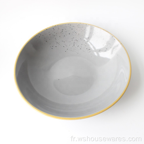 Vaisselle de céramique de style occidental Solide
